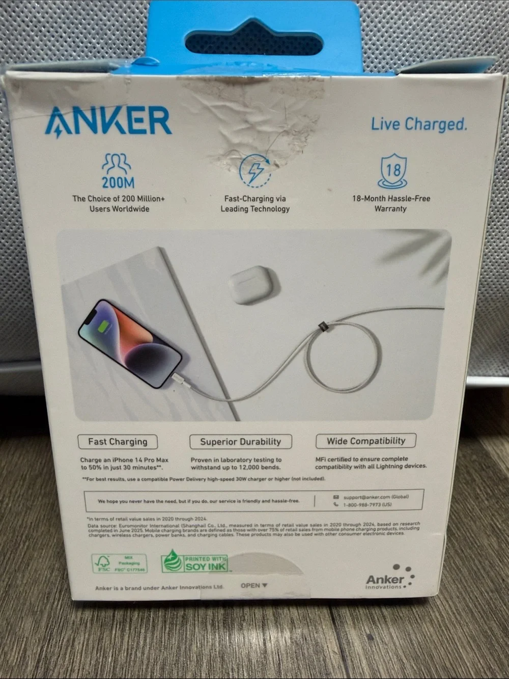 Anker reliable braided